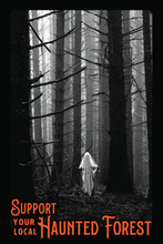 Load image into Gallery viewer, Support Your Local Haunted Forest - 4x6 Inch Postcard