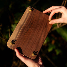 Load image into Gallery viewer, Handmade Solid Wood + Brass Flower/Botanical Press