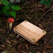 Load image into Gallery viewer, Handmade Solid Wood + Brass Flower/Botanical Press