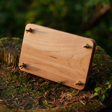 Load image into Gallery viewer, Handmade Solid Wood + Brass Flower/Botanical Press