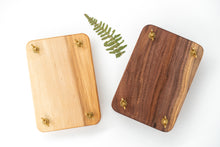 Load image into Gallery viewer, Handmade Solid Wood + Brass Flower/Botanical Press